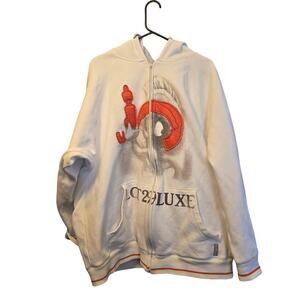 Vintage 90's lot29luxe marvin the martian zip up hoodie damaged zipper